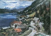 Lovis Corinth Walchensee, Serpentine oil